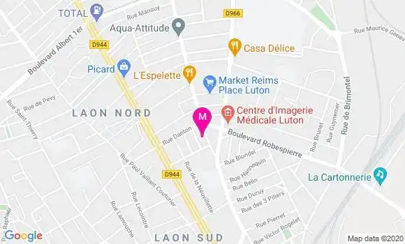Localisation Dr Renaud Dulière
