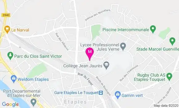 Localisation Dr Jean Charles Pruvot
