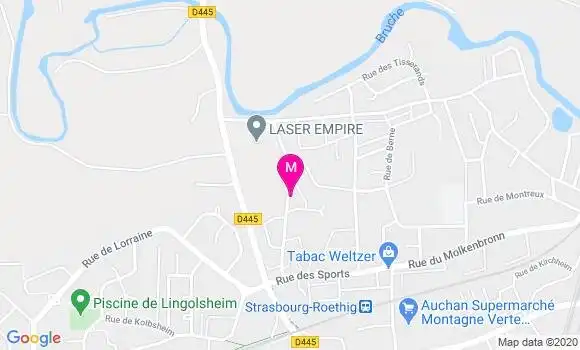 Localisation Dr Laurent Luckel