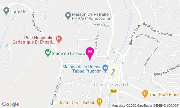 Localisation Dr Friedhelm Schwan