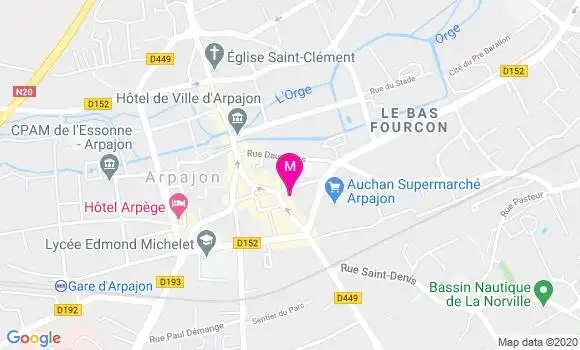 Localisation Dr Philippe Brun
