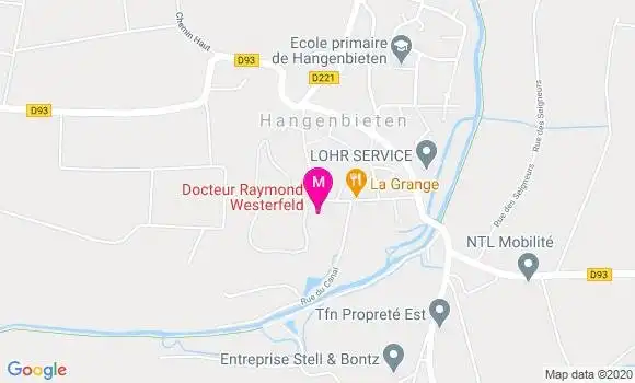 Localisation Dr Raymond Westerfeld