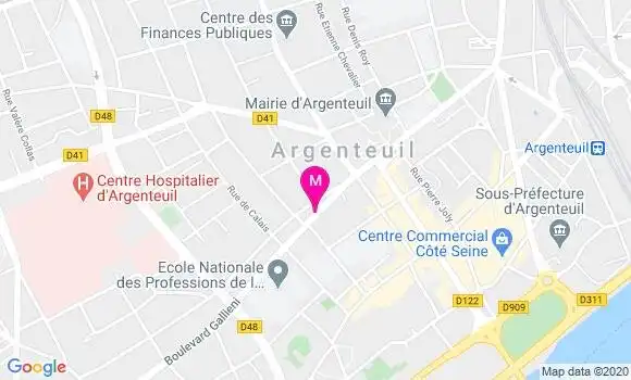 Localisation Dr Sylvie Prouzeau Augustin