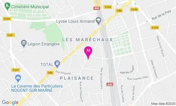 Localisation Dr Sophie Christophe