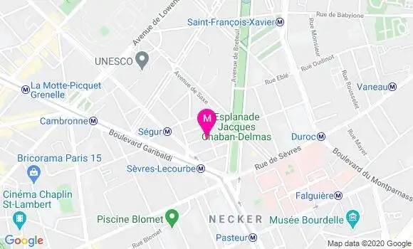 Localisation Dr Odile Jatteau