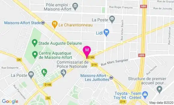 Localisation Dr Isabelle Roy