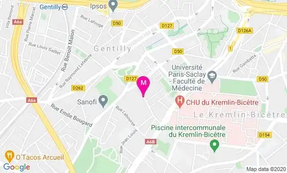 Localisation Dr Françoise Chaine