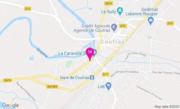 Localisation Dr Gilbert Sou
