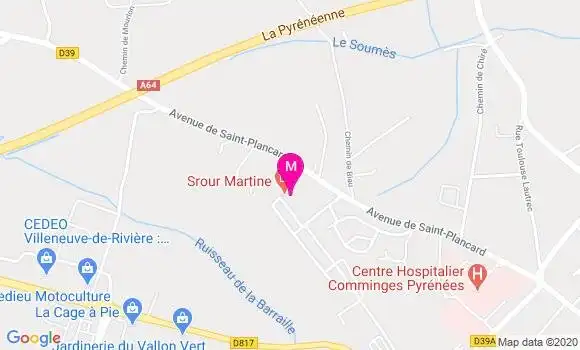 Localisation Dr Martine Srour