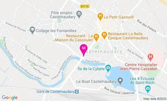 Localisation Dr Catherine Cabanis