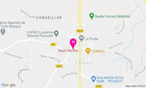 Localisation Dr Berthe Bayle