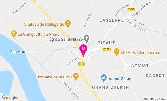 Localisation Dr Daniel Thorrignac