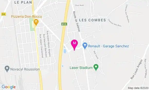 Localisation Dr Gilbert Dubourgnon