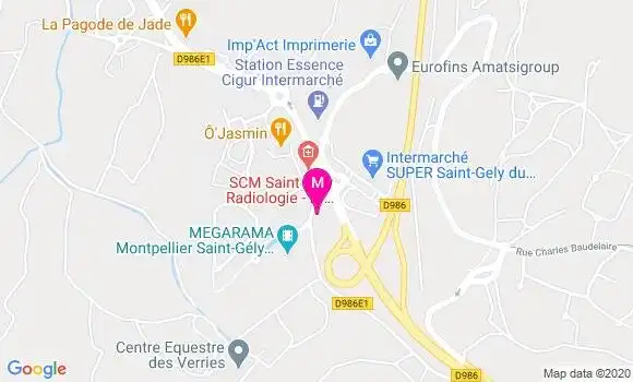 Localisation Dr Nathalie Bouvier