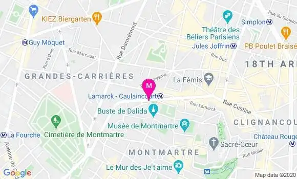 Localisation Dr Cécile Petrequin