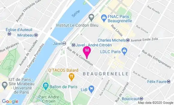 Localisation Dr Marie Annick Curtay Rageul