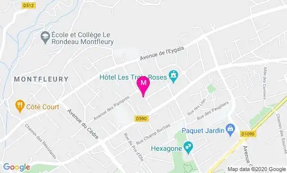 Localisation Dr Brigitte Font Le Bret