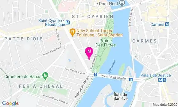 Localisation Dr Marc Andrieu