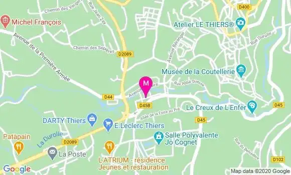 Localisation Dr Francette Chevrel