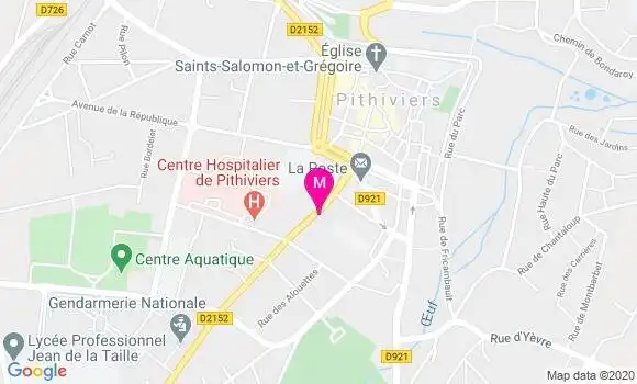 Localisation Dr Gilles Matricon