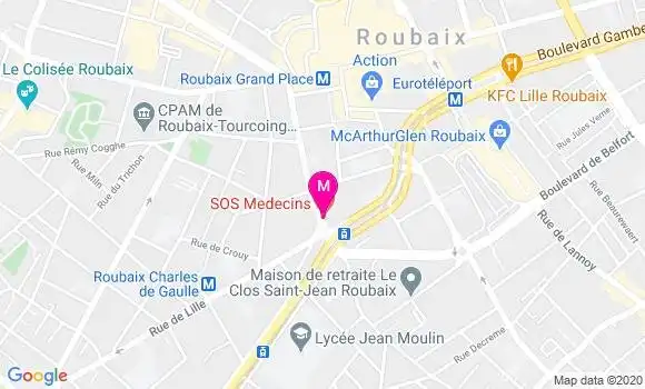 Localisation Dr Marcel Moby