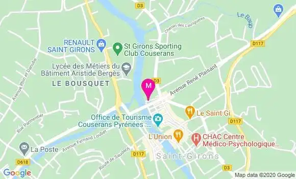 Localisation Dr Nicolas Badre