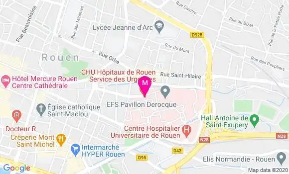 Localisation Dr Sylvain Lefebvre