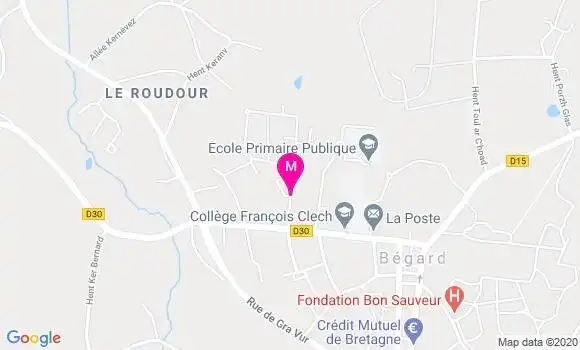 Localisation Dr Isabelle Lechat