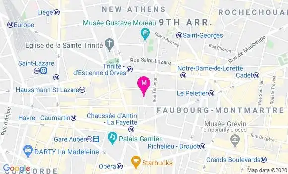Localisation Dr Philippe Deparis