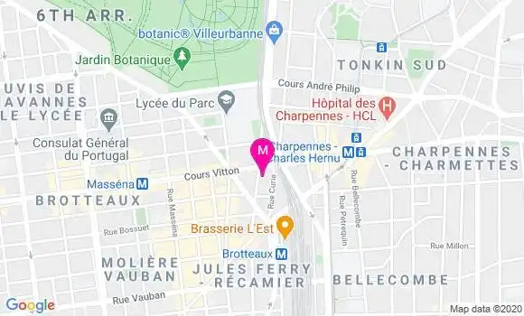 Localisation Dr Patricia Michel