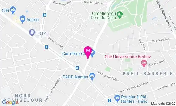 Localisation Dr Philippe Simonnet