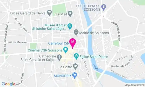 Localisation Dr Bruno Ridoux