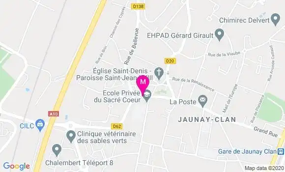 Localisation Dr Eric Cubertafond