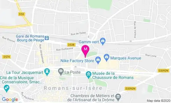 Localisation Dr Gonzague Mottet