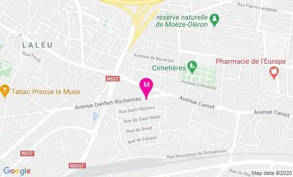 Localisation Dr Christophe Alric