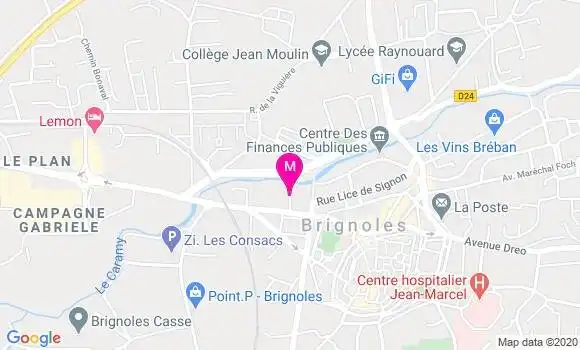 Localisation Dr Marc Bognaud