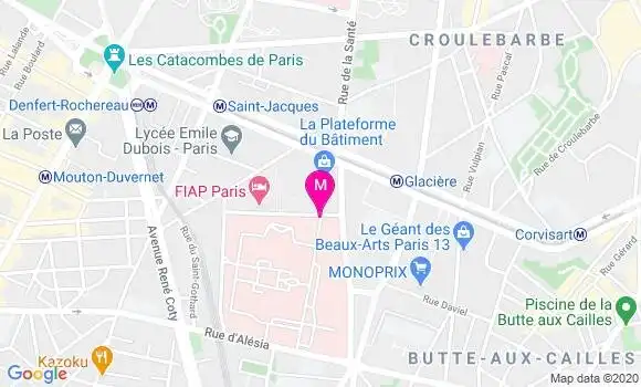 Localisation Dr Marie Odile Perouse de Montclos