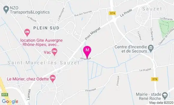 Localisation Dr Luc Savournin