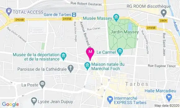 Localisation Dr Jean Yves Arnaud