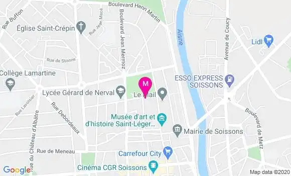 Localisation Dr Philippe Geoffroy