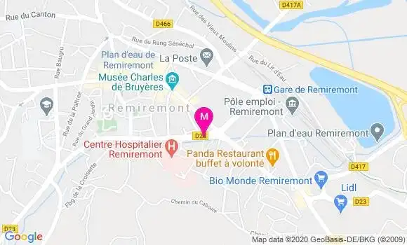 Localisation Dr Bernard Thiel