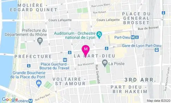 Localisation Dr Bernard Vouzellaud