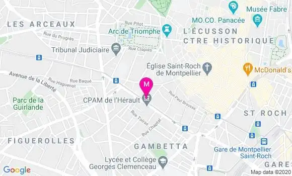 Localisation Dr Michel Fruitet