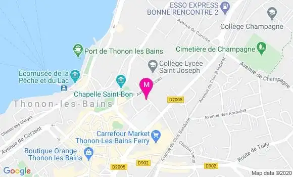 Localisation Dr Béatrice Rambeaud