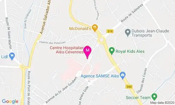Localisation Dr Charly Carayon