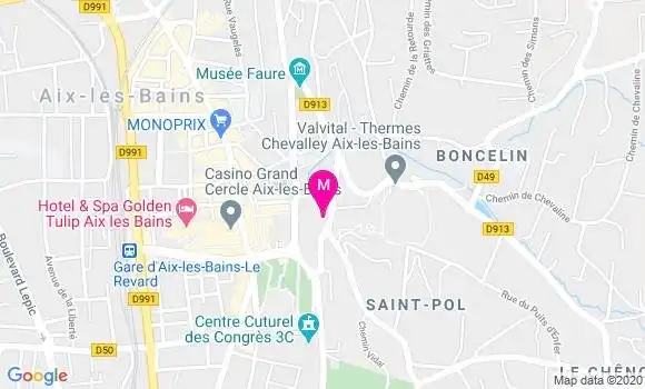 Localisation Dr Bernard Duplan