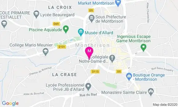 Localisation Dr Alain Duplan