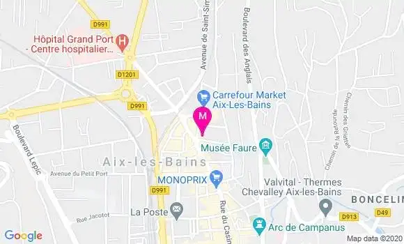 Localisation Dr Roland Vaquaise