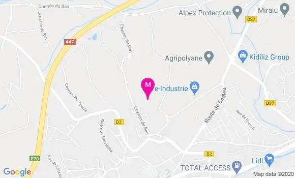 Localisation Dr Gilles Cizeron