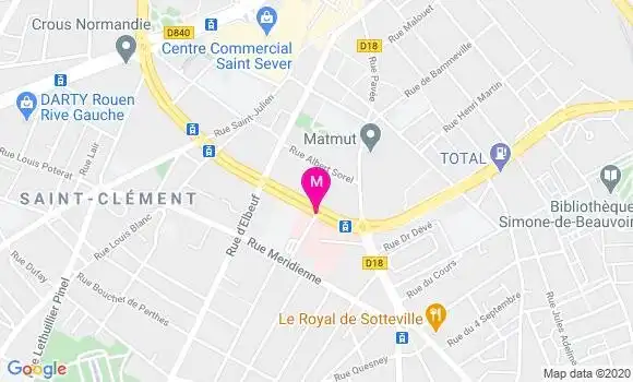Localisation Dr Christophe Martinet